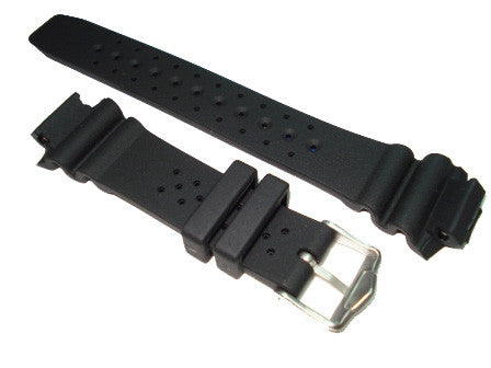 BAND ONLY:Citizen  Watch Band Black   Rubber  Part # 59-G0243