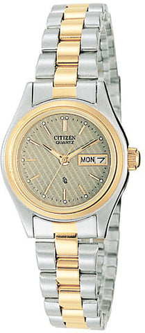 BAND & PINS COMBO: Citizen Watch Bracelet Two Tone Stainless Steel Part # 59-K0211 With Band to Case Pins