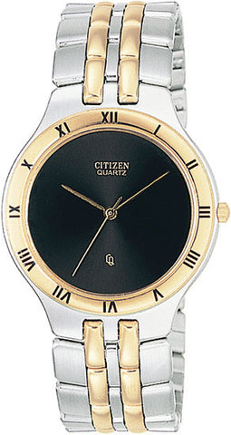 BAND & PINS COMBO: Citizen Watch Bracelet Two Tone Stainless Steel Part # 59-K0257 With Band to Case Pins