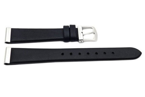 BAND ONLY:Citizen  Watch Band Black   Leather  15MM Part # 59-S50843