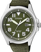 BAND ONLY: Citizen Watch Strap Green Nylon Part # 59-S53397