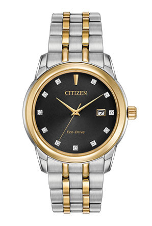 BAND & PINS COMBO: Citizen Watch Bracelet Two Tone Stainless Steel Part # 59-R00417 With Band to Case Pins