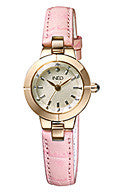 BAND ONLY:Citizen  Watch Band Pink  Leather  Part # 59-S51236