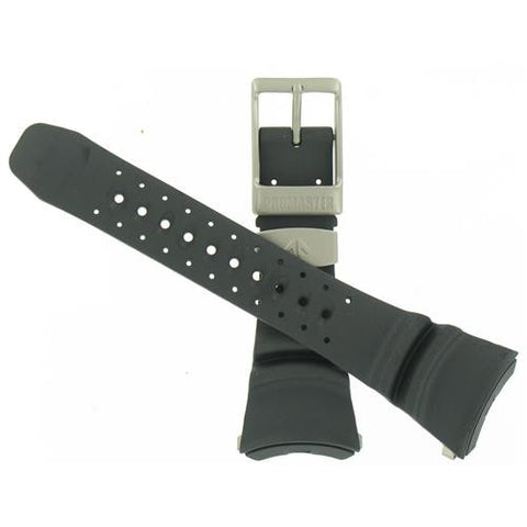 BAND ONLY: Citizen Watch Band Black Rubber Specialty Part # 59-T50176